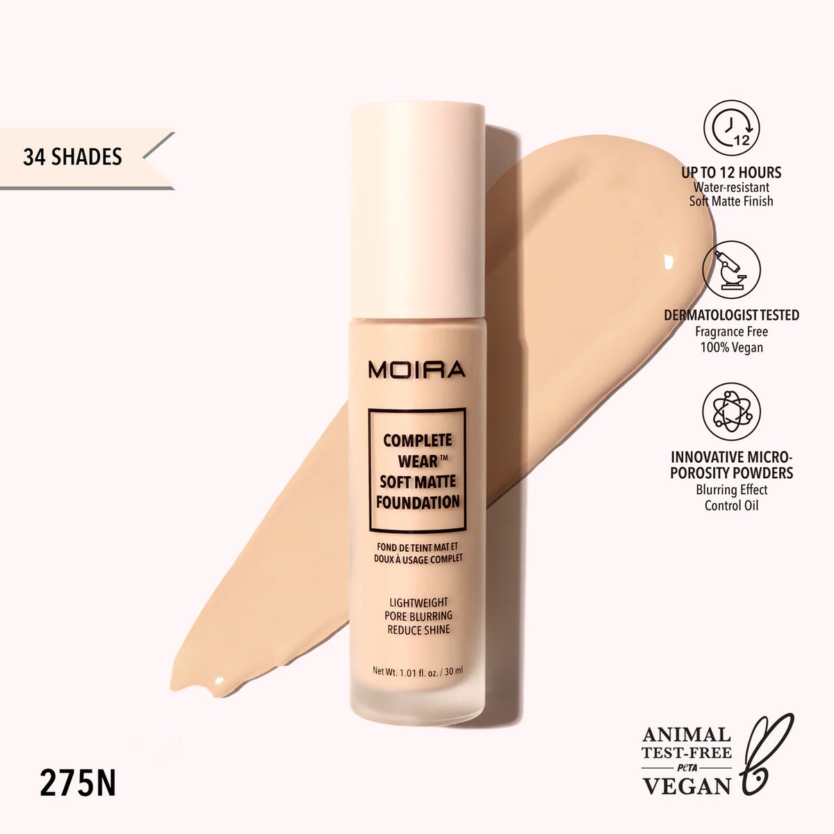 COMPLETE WEAR™ SOFT MATTE FOUNDATION (275N)